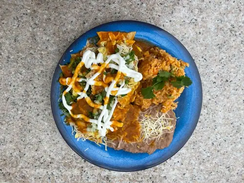 Chilaquiles Plate Breakfast Special