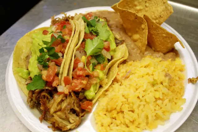 Del Mar Mexican combination plate